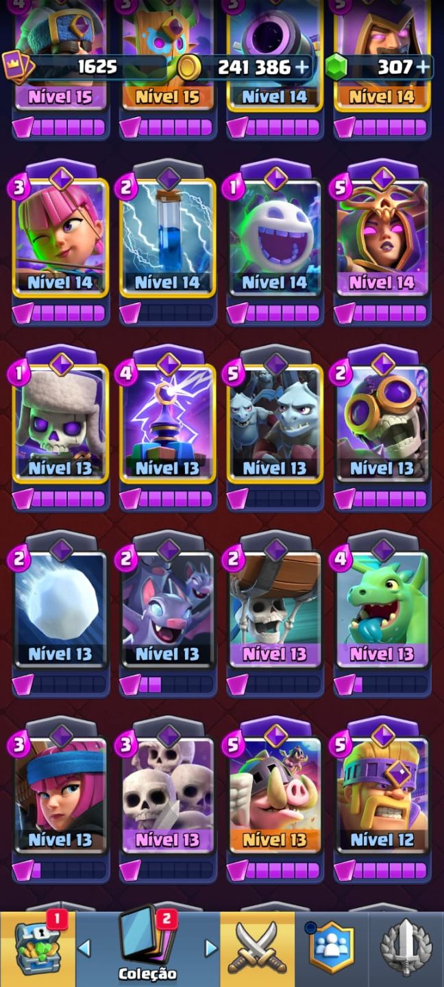 CONTA CLASH ROYALE ANTIGONA QUASE 10 ANOS