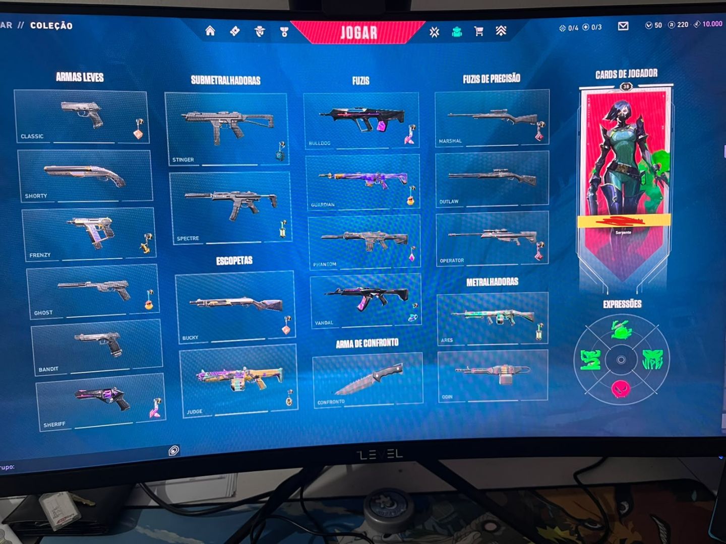 CONTA LOL E VALORANT - LOL LVL 297 - VALORANT LVL - 38
