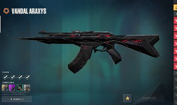 CONTA VALORANT COM 4 SKINS DE VANDAL TRYHARDS E 1 FACA DE 5300VP