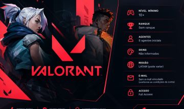 CONTA VALORANT LVL 10 FULL ACESSO (FA)
