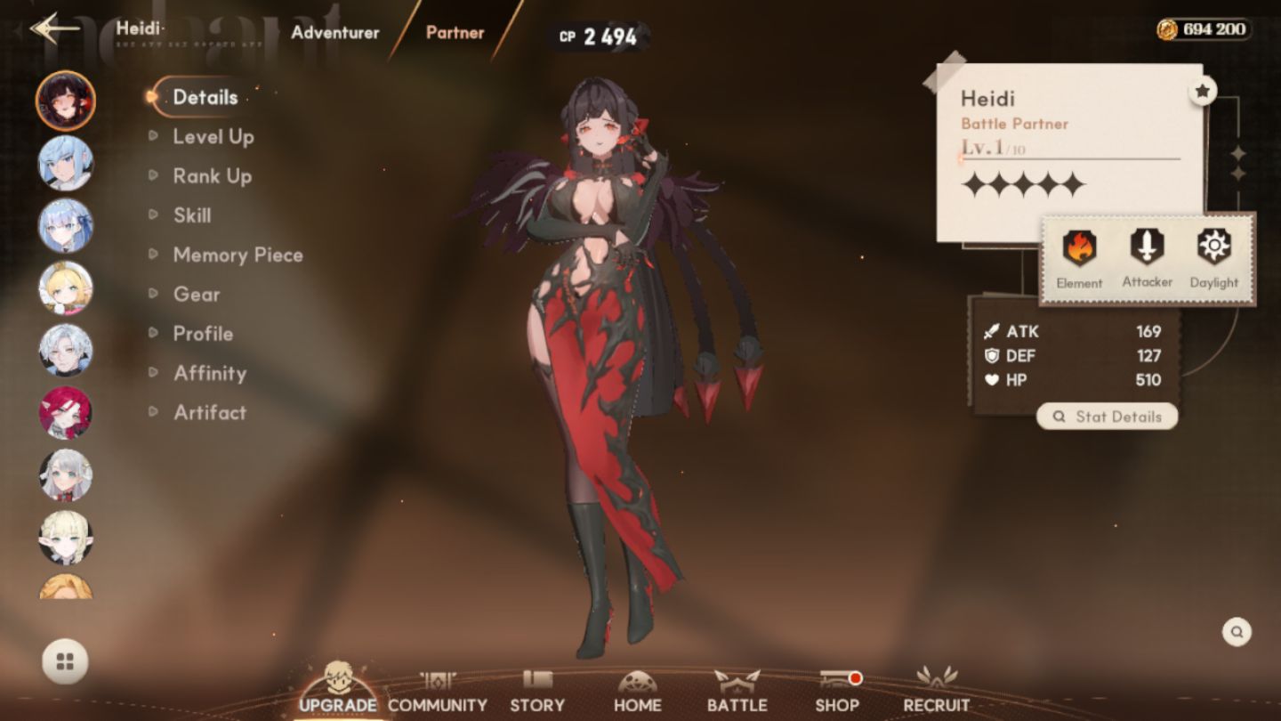 Star Sailors | Heidi 5/5 + SSR | 5 Tier S | Farm Intacto | Reroll | ENTREGA AUTO