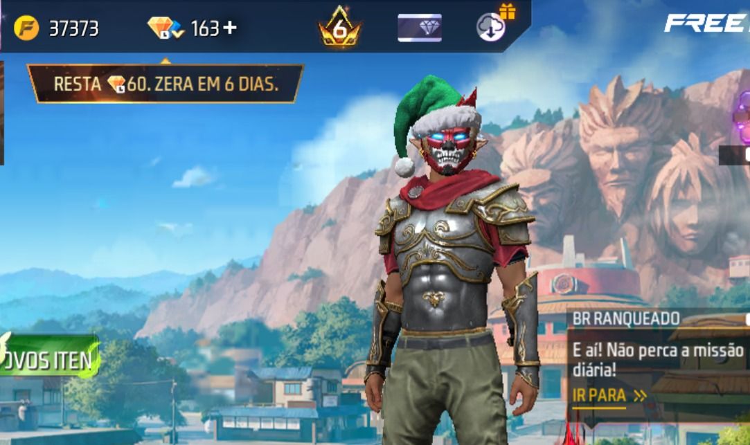 Conta Free Fire muito gemada Prime 6/500 peitas