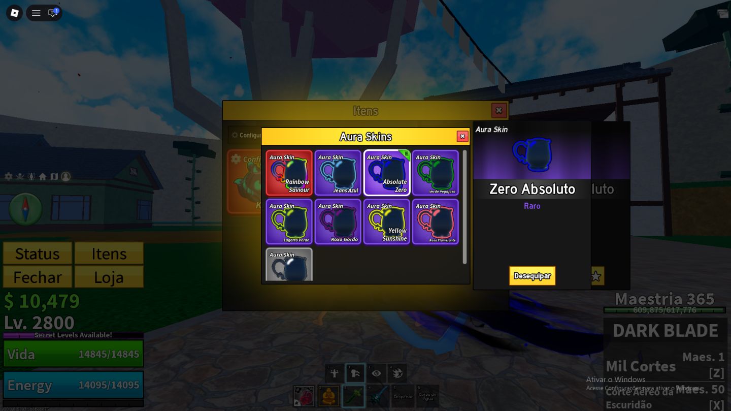 Conta de Blox fruits Completa com Dark blade, Gamepass, Raças v4 3,3m de Bounty