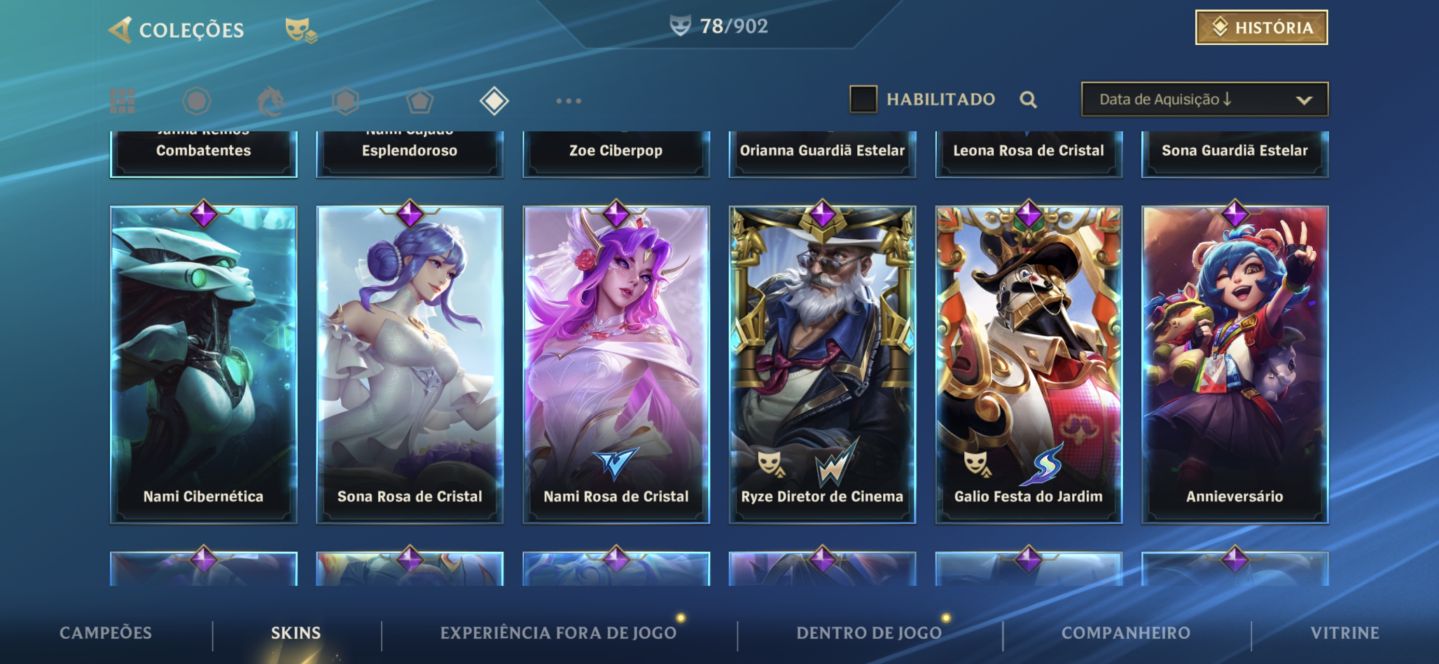 CONTA WILD RIFT SKINS DE GACHA