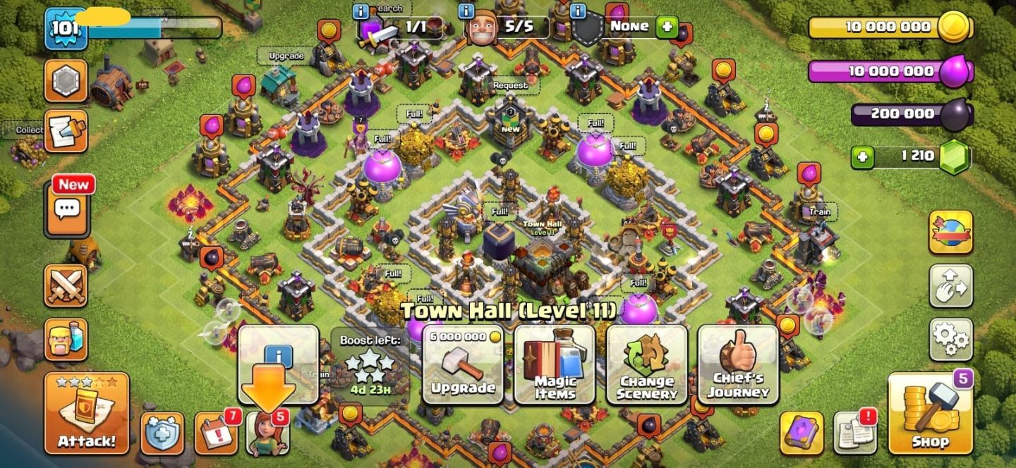 Conta Supercell (Clash Royale + Clash of Clans)