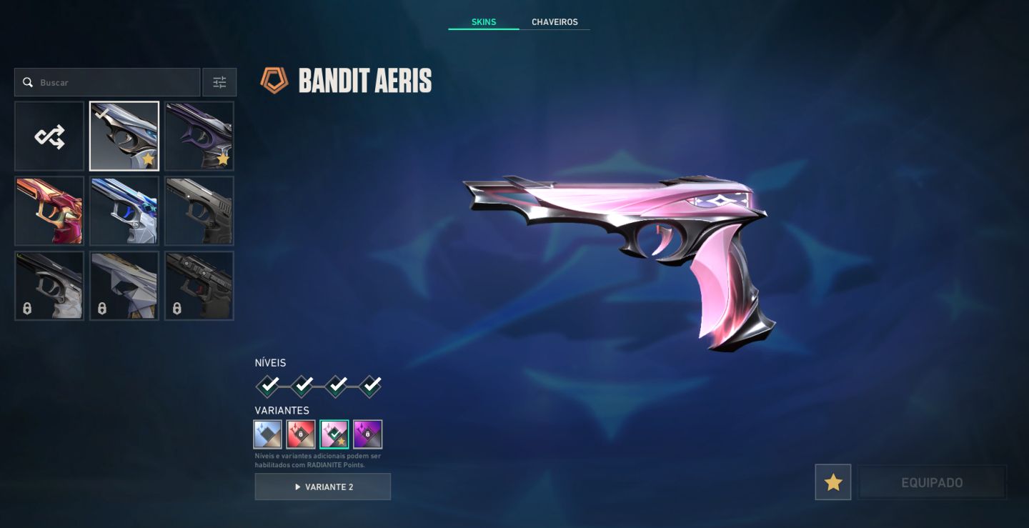 CONTA VALORANT VÁRIAS SKINS (CHAMPIONS 2025 e 2026, AERIS, FLORETÉREA E MT MAIS)