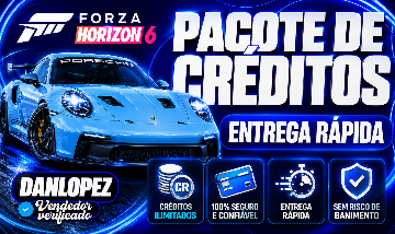 PACOTE DE CRÉDITOS FORZA HORIZON 6 - MAIS BARATO DO SITE!
