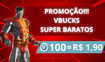 V-BUCKS MAIS BARATO VIA PRESENTE FORTNITE