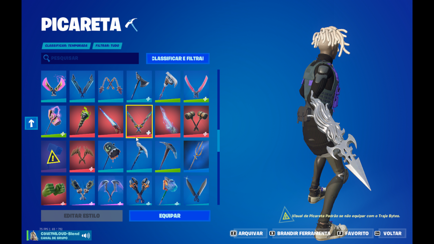 Conta de fortnite old + salve o mundo old + conta epic com 125 jogos