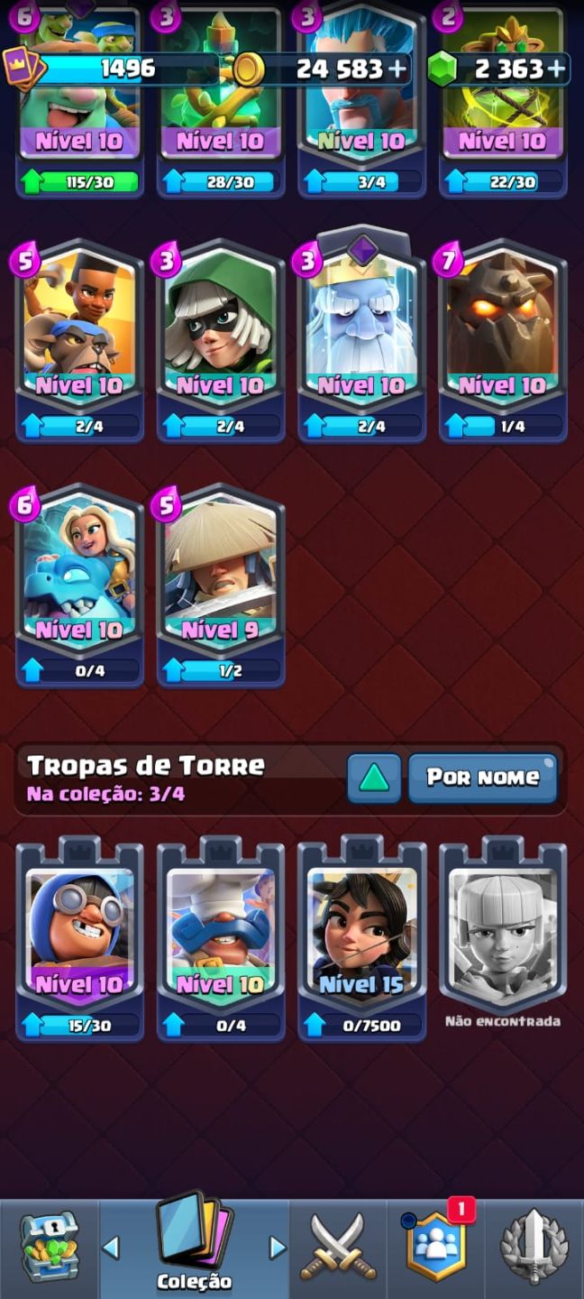 CONTA CLASH ROYALE RARA / CONTA 10 ANOS / 10k TROFÉUS / MUITOS COSMÉTICOS