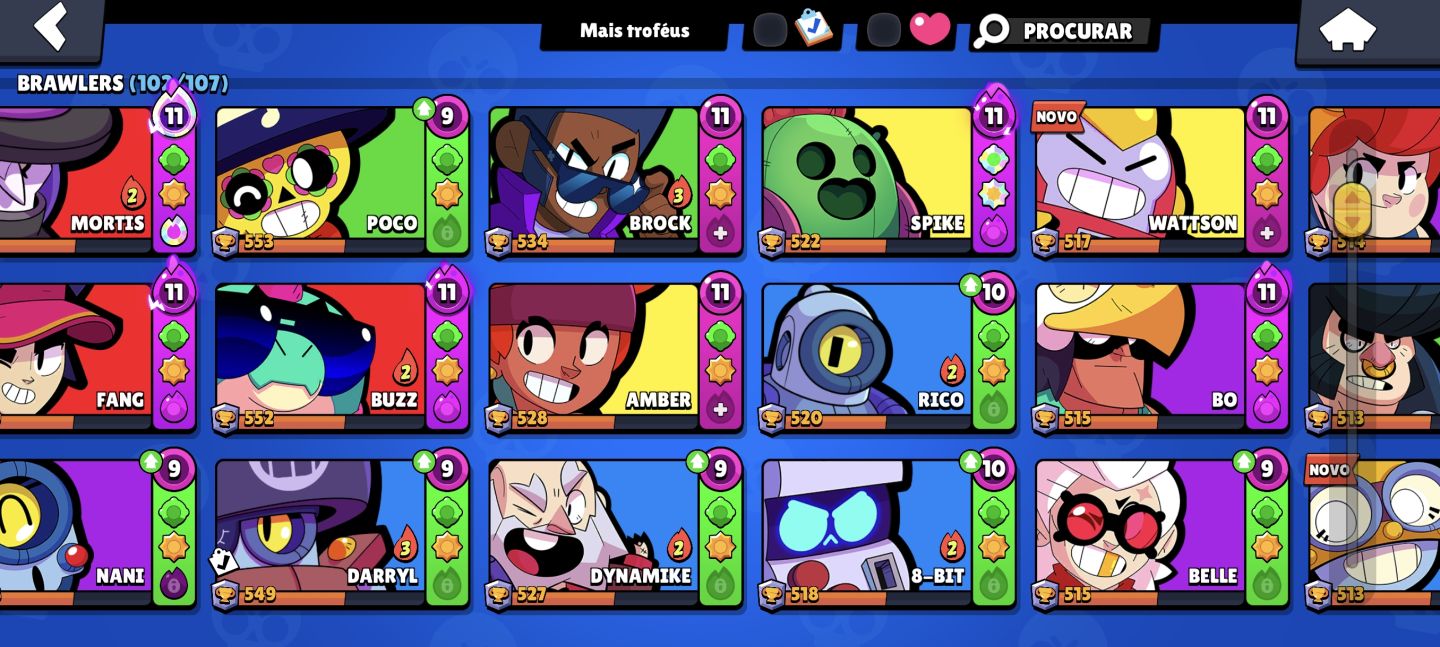 CONTA BRAWL STARS