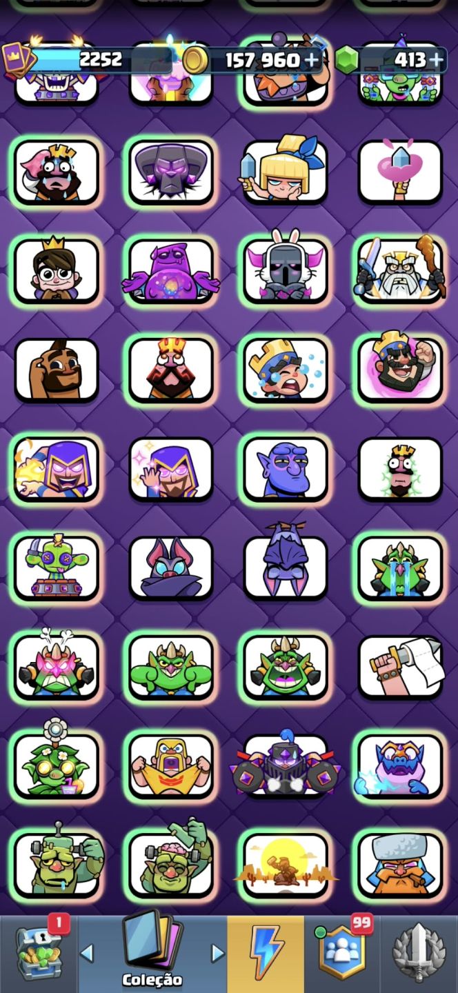 Conta Clash Royale Full 16