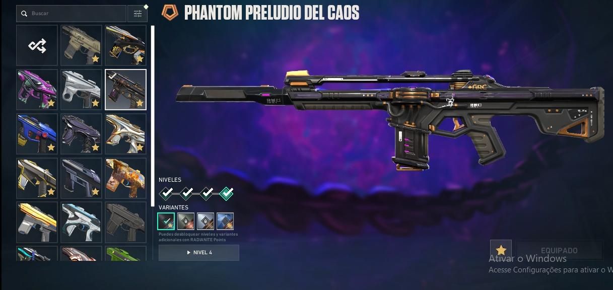 Conta valorant R$7000 gostos nela. Skins exclusivas da champions 2023,24,25