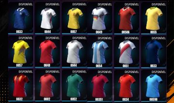 24 CAMISAS DE TIME VIA ID