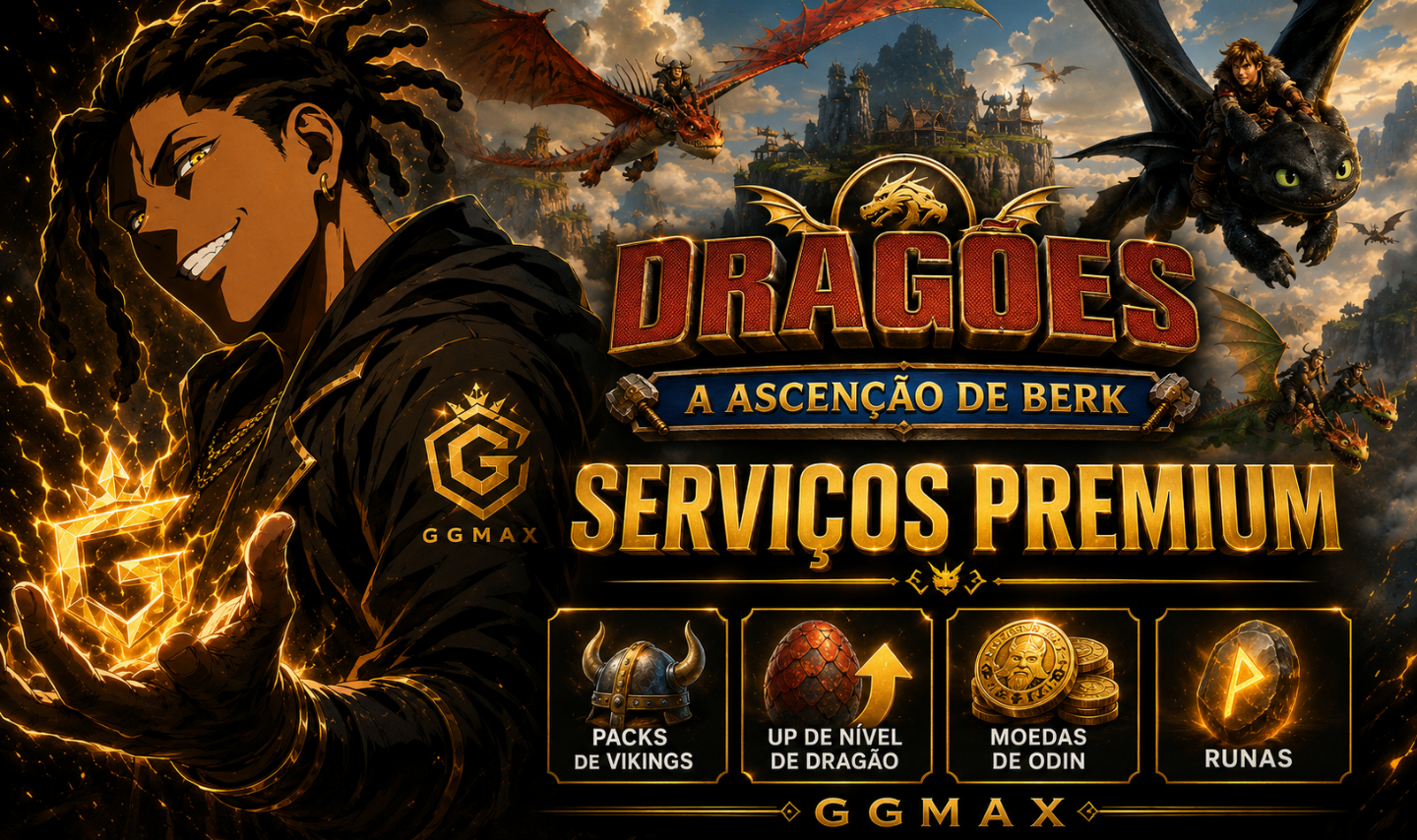 DRAGÕES: A ASCENÇÃO DE BERK (RISE OF BERK) + RECURSOS + DRAGÕES | ANDROID E IOS