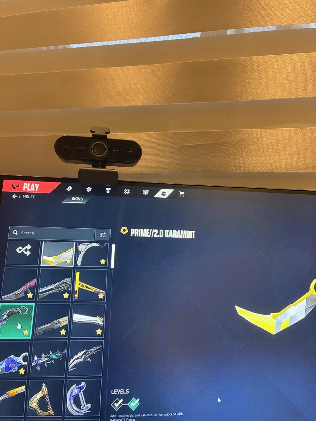 CONTA DE VALORANT DE 2021 COM MAIS DE 25 SKINS!!!