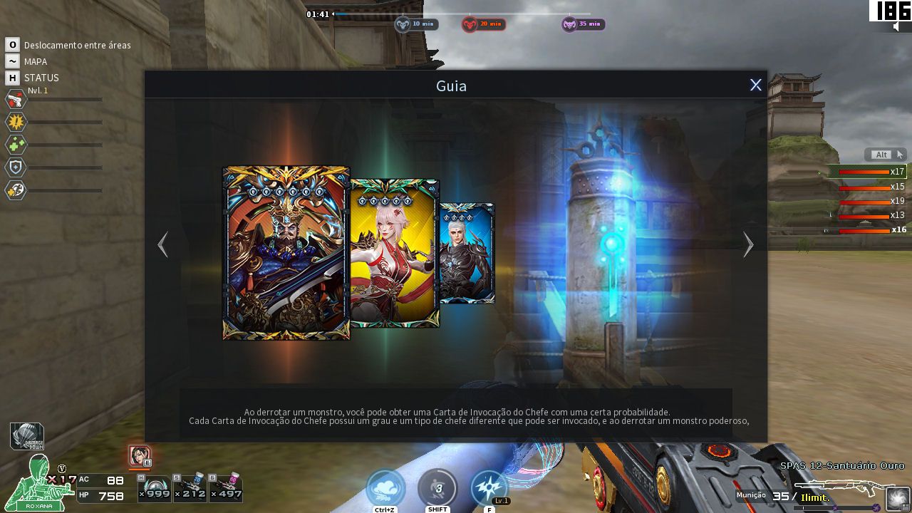 Carta Modo Zumbi Crossfire AL DR PIPA 4 GLADIO 4 TODAS NOVAS CARTAS PERGUNTE ?