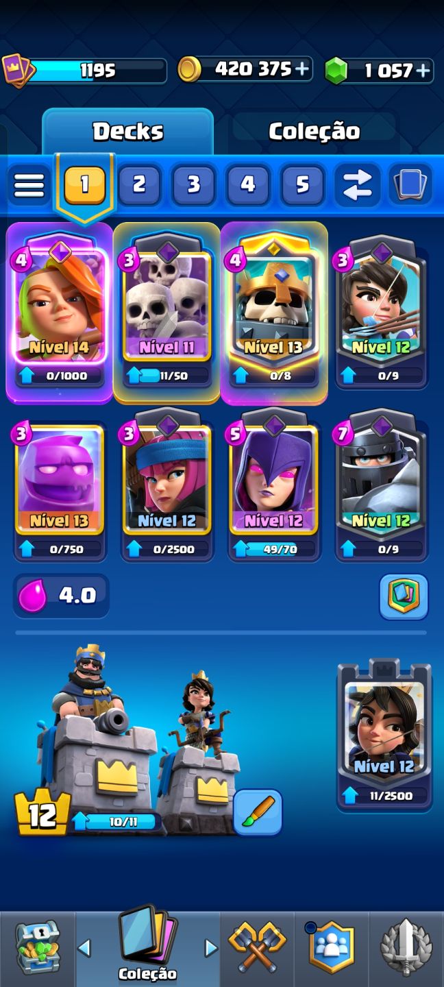 Conta Clash Royale 6300 troféus