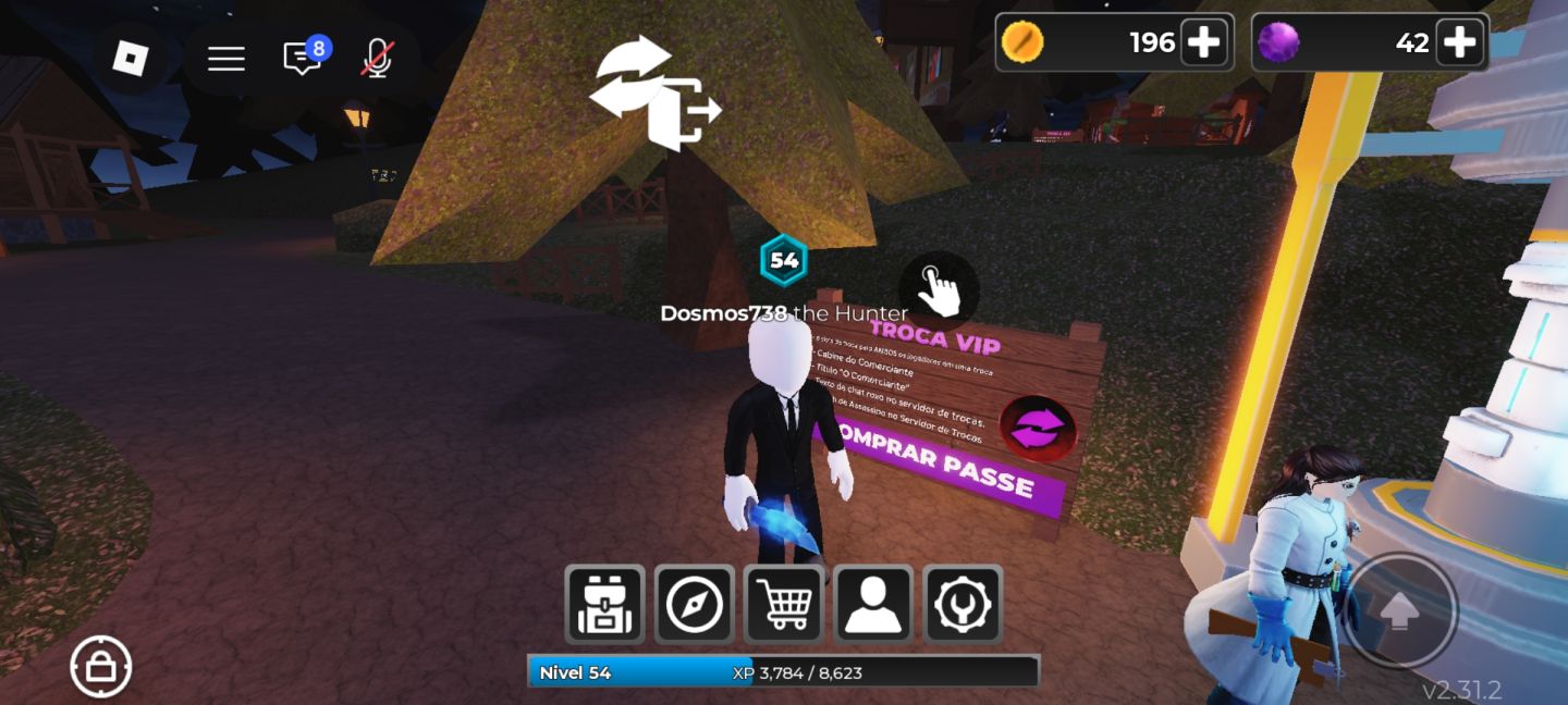 CONTA DE ROBLOX 23/24 !! COM NIVEL 850+ NO BLOX FRUITS + FRUTAS LENDÁRIAS