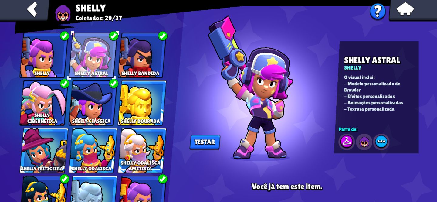 Conta de Brawl Stars antiga