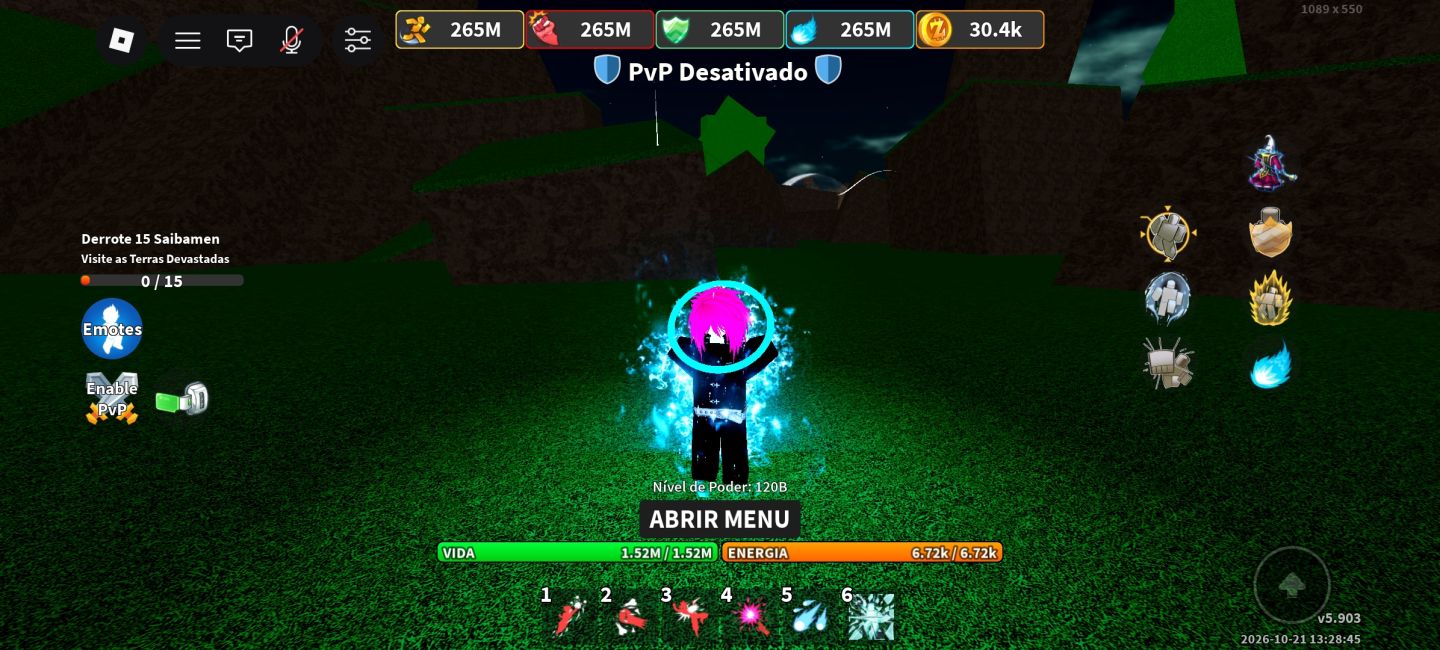 CONTA NO ROBLOX ZENKAI 46 NO DBZ RAGE