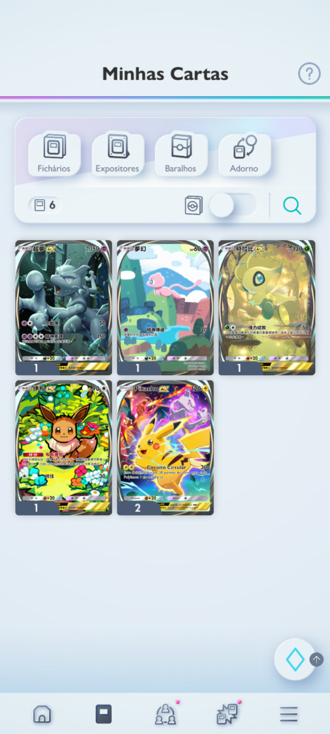 Conta Pokémon TCG - NV 35 com quase 3k cartas, Doce Raro Dourado e muito mais!