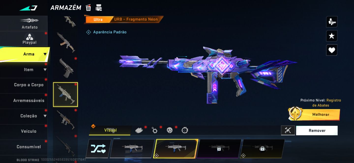 Conta bloodstrike top p90 evo