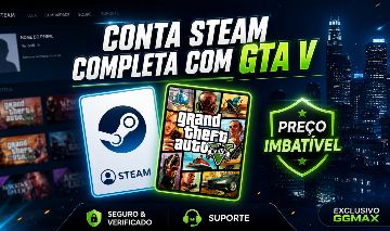 [MENOR PRECO] CONTA STEAM COM GTA V - ENTREGA AUTOMATICA