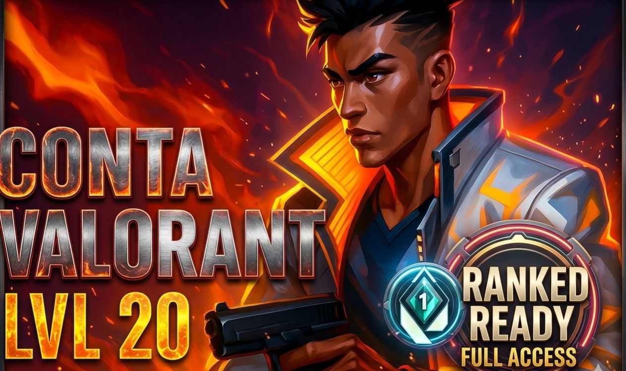 Contas de VALORANT Level 20 FULL ACESSO - BR e LATAM
