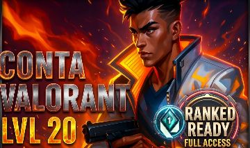 Contas de VALORANT Level 20 FULL ACESSO - MENOR PREÇO!