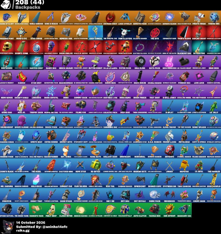 CONTA FORTNITE FULL TRYHARD +100 SKINS