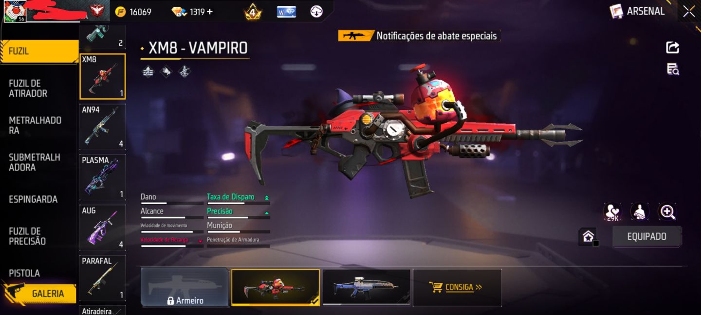 CONTA PERFEITA PARA AP APOSTADO. UMP JACARÉ E XM8 VAMPIRO ATT AS 01 DO JOGO