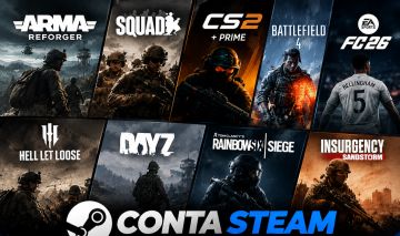 CONTA ÚNICA STEAM - CONTA 100%SUA! 5 ANOS DE STEAM