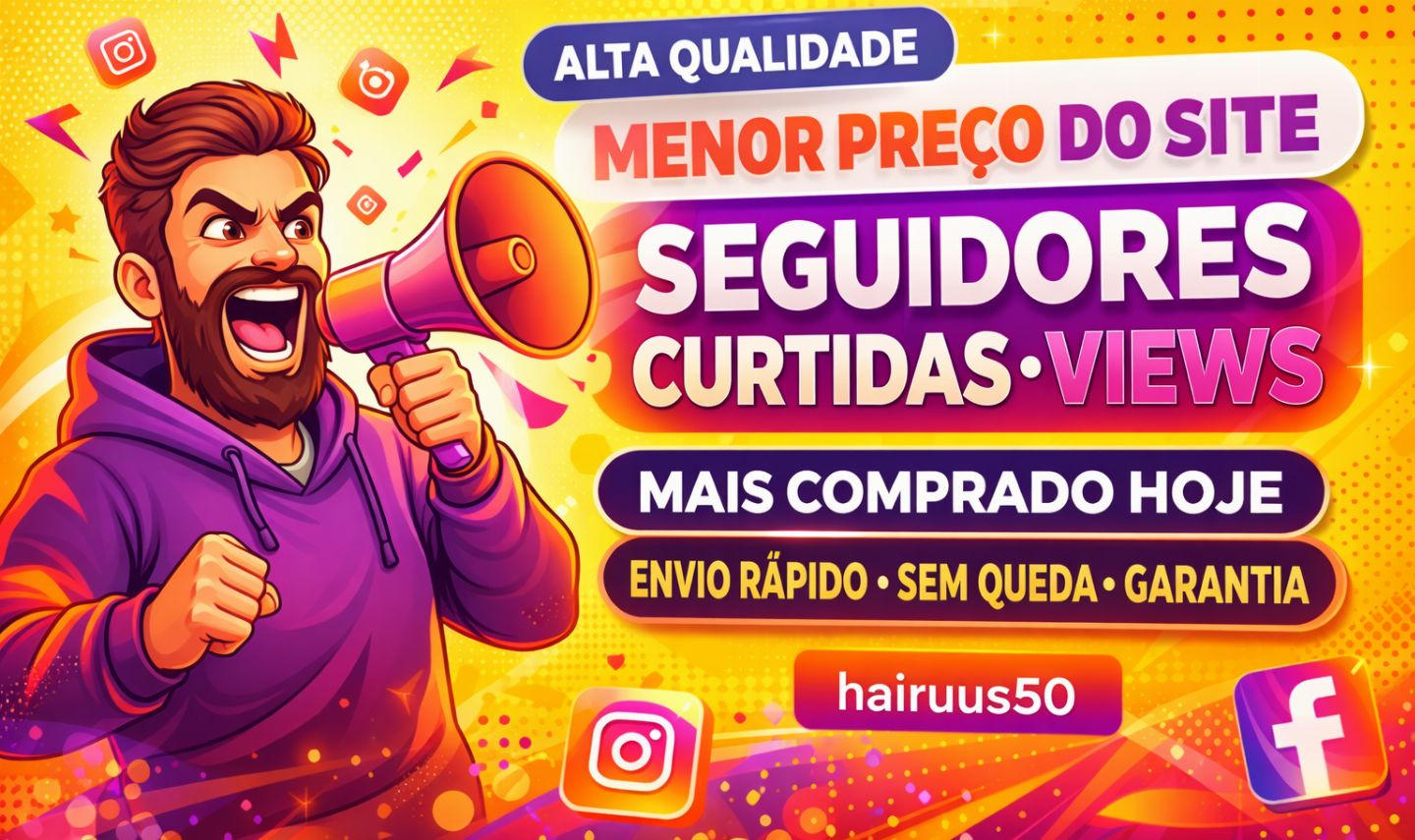 [O MAIS BARATO DO SITE!] SEGUIDORES PARA INSTAGRAM - CURTIDAS E VIEWS