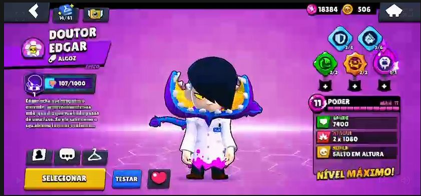 Conta de Brawl Stars com 100 personagens disponiveis