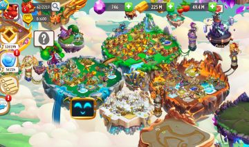Conta Dragon city - NIvel 40 com 746 joias