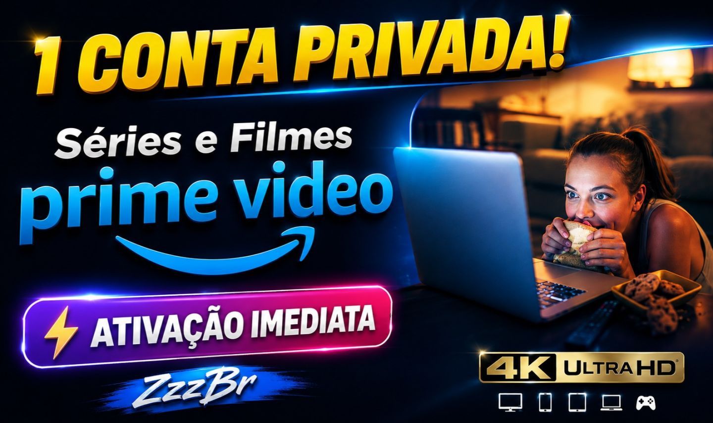 AMAZON PRIME VÍDEO PROMOÇÃO - 1 CONTA PRIVADA NO SEU EMAIL + BRINDE