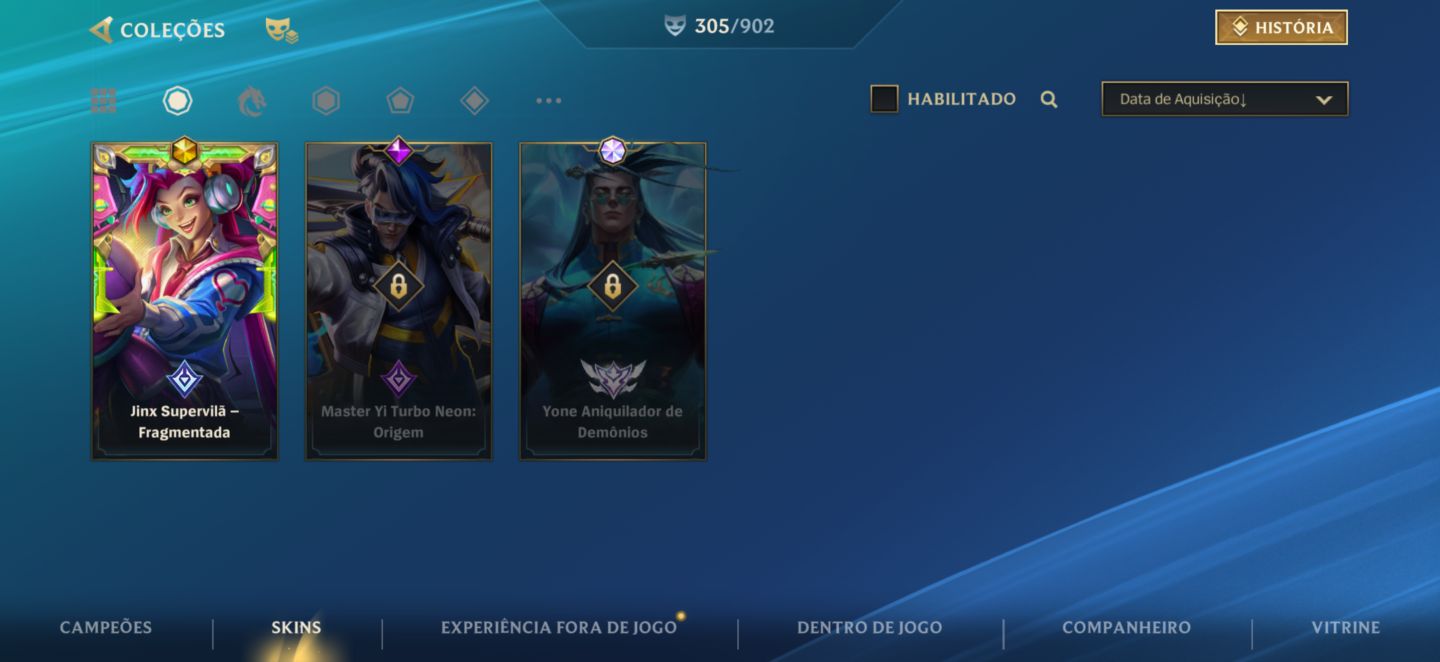 Conta de Wild Rift - Focada em Mid, Sup e Adc