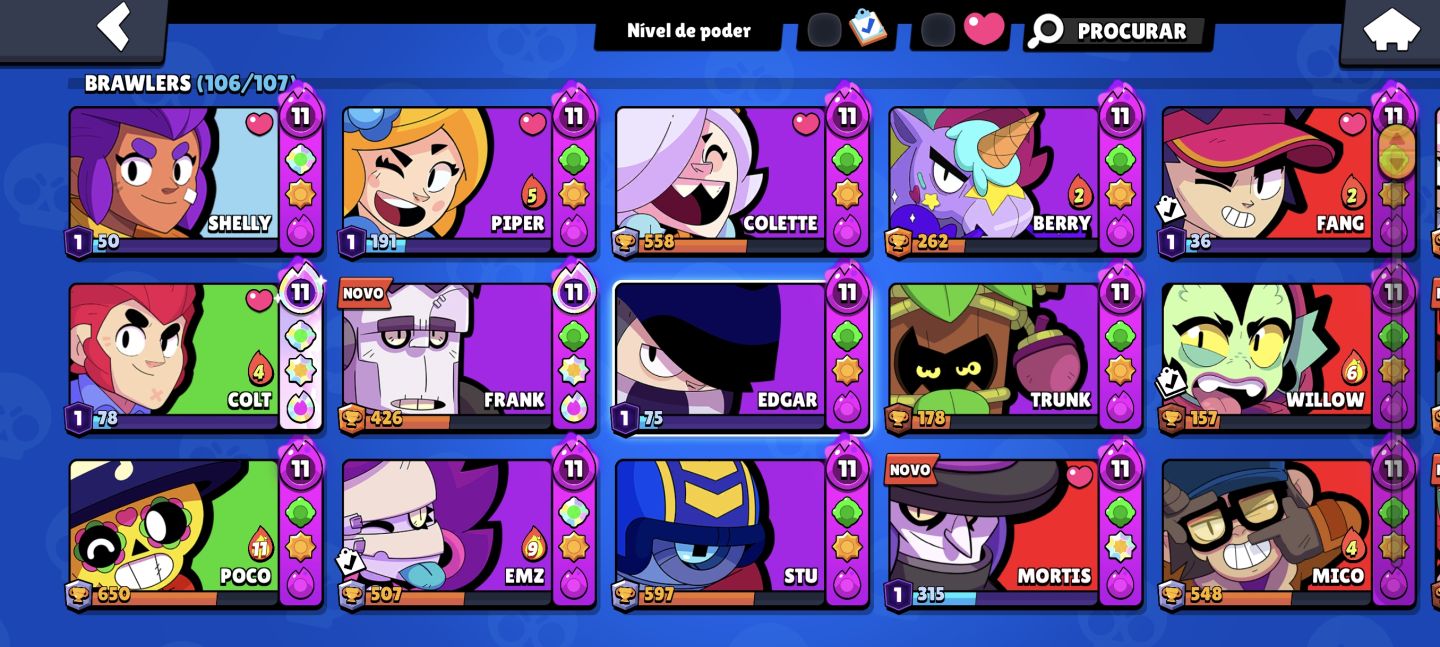 Contas raras de bralw stars e class royale