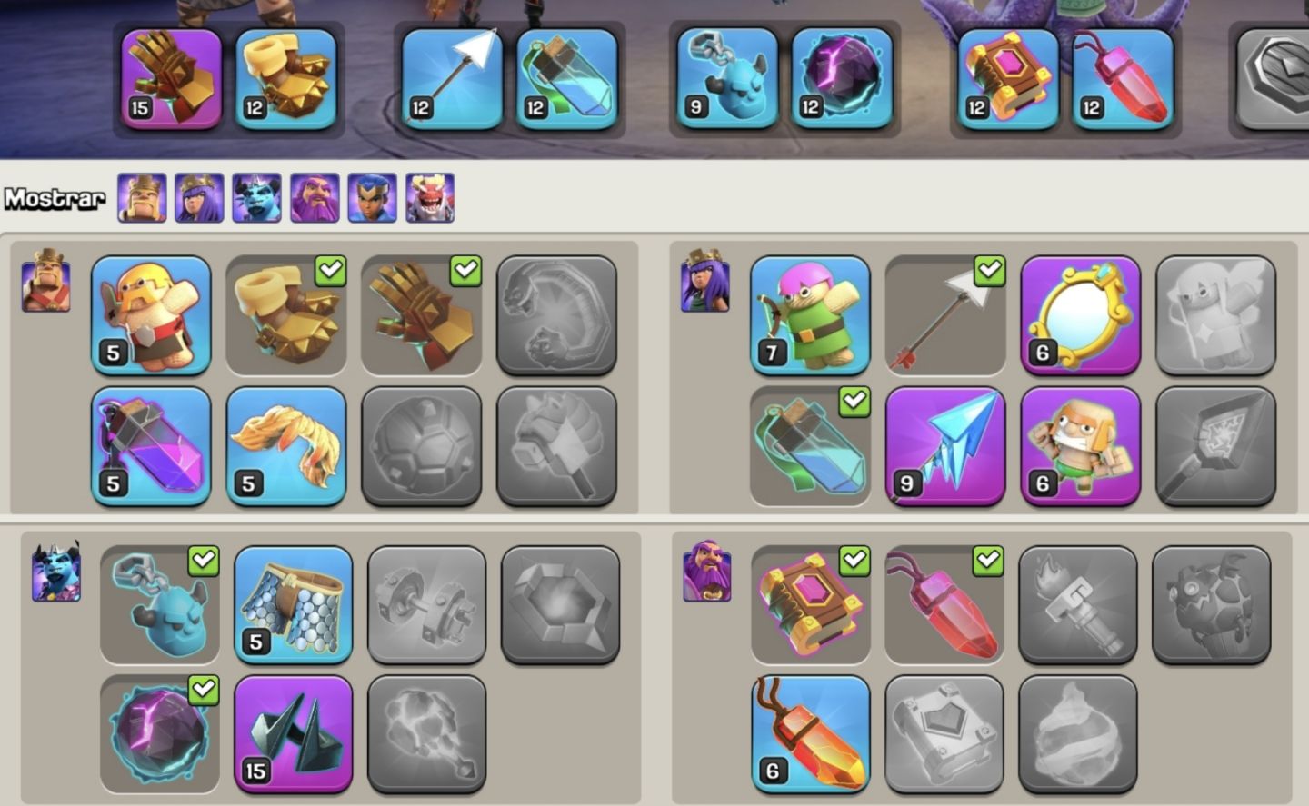 Clash of Clans CV11 com muitas de Skins (FULL ACESSO)