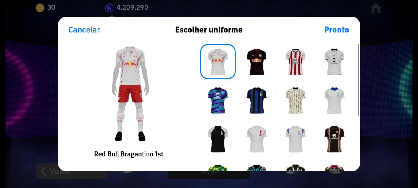 CONTA DE EFOOTBALL COM NEYMAR E IBRA