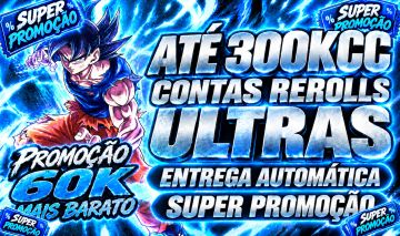 MEGA PROMOÇÃO DRAGON BALL LEGENDS | ULTRAS LR 50K-300KCC IOS/ANDROID MAIS BARATO