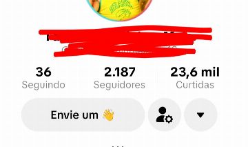 Conta do tik Tok bem engajada