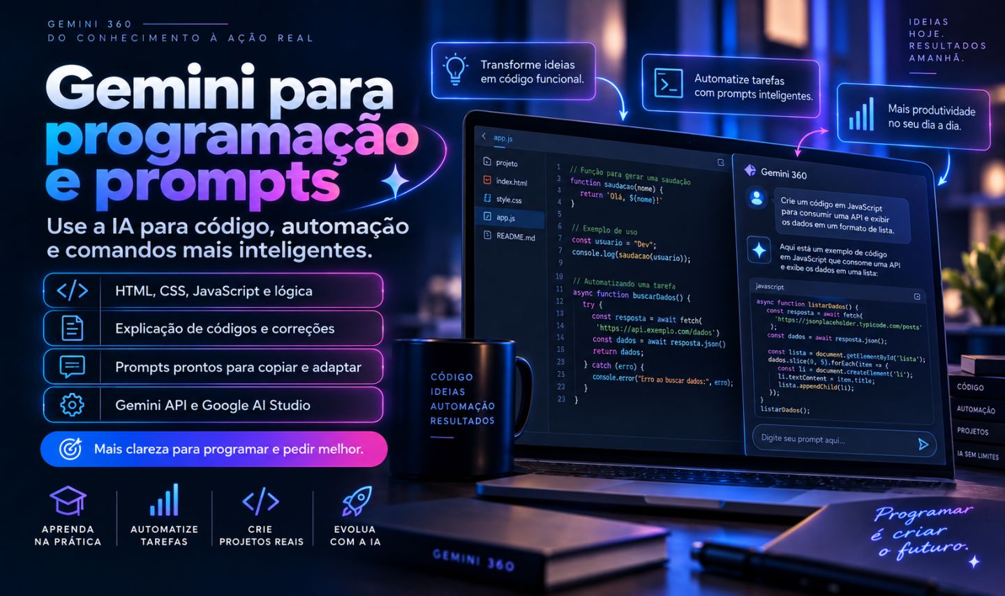 GEMINI 360 Domine a Inteligência Artificial do Google