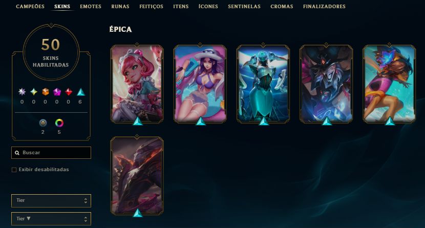 CONTA PLATINA 4 / +30 PDL - 10 / 9 SKINS / SHACO, ANNIE, VLADIMIR / 8.8K EA