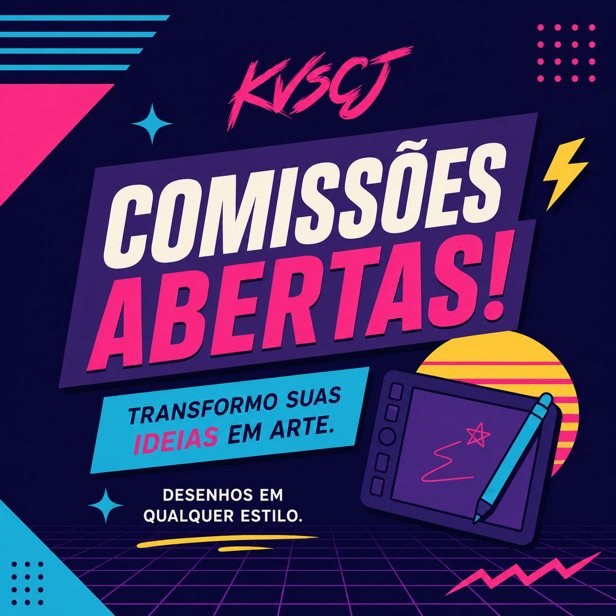Comissões abertas de desenho