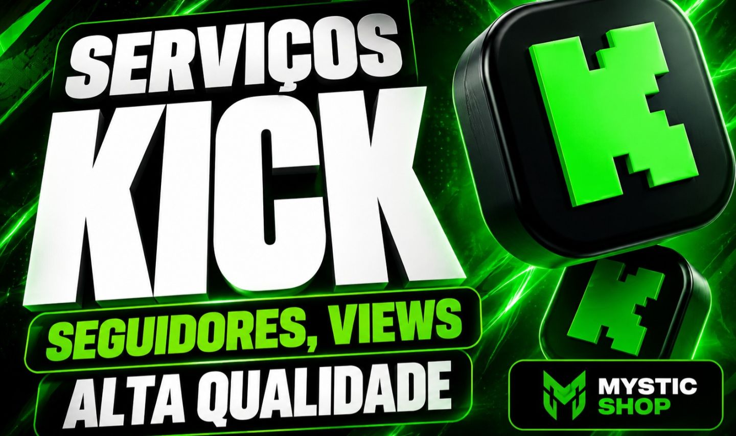 [MENOR PREÇO] KICK LIVE - SEGUIDORES / CURTIDAS/ VIEWS