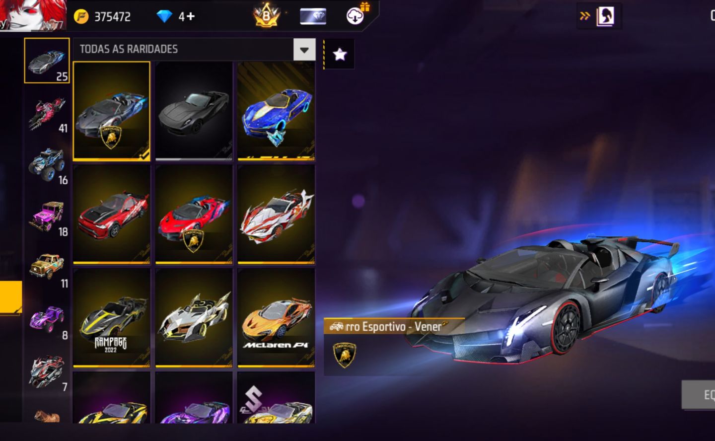 Conta Gemada Free Fire