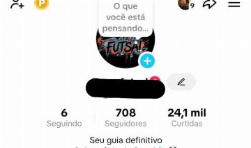 Conta Tik Tok 708 seguidores