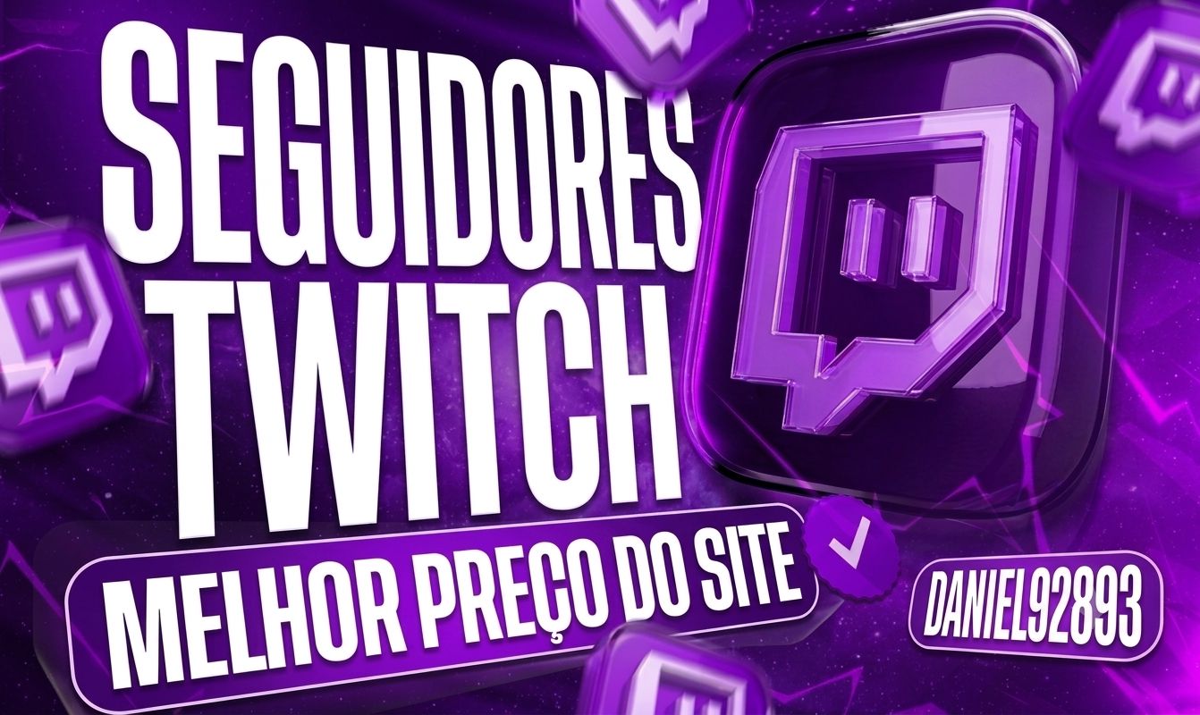 [MAIS BARATO DA GGMAX!] Seguidores para Twitch - Entrega Rápida, e Sem Quedas